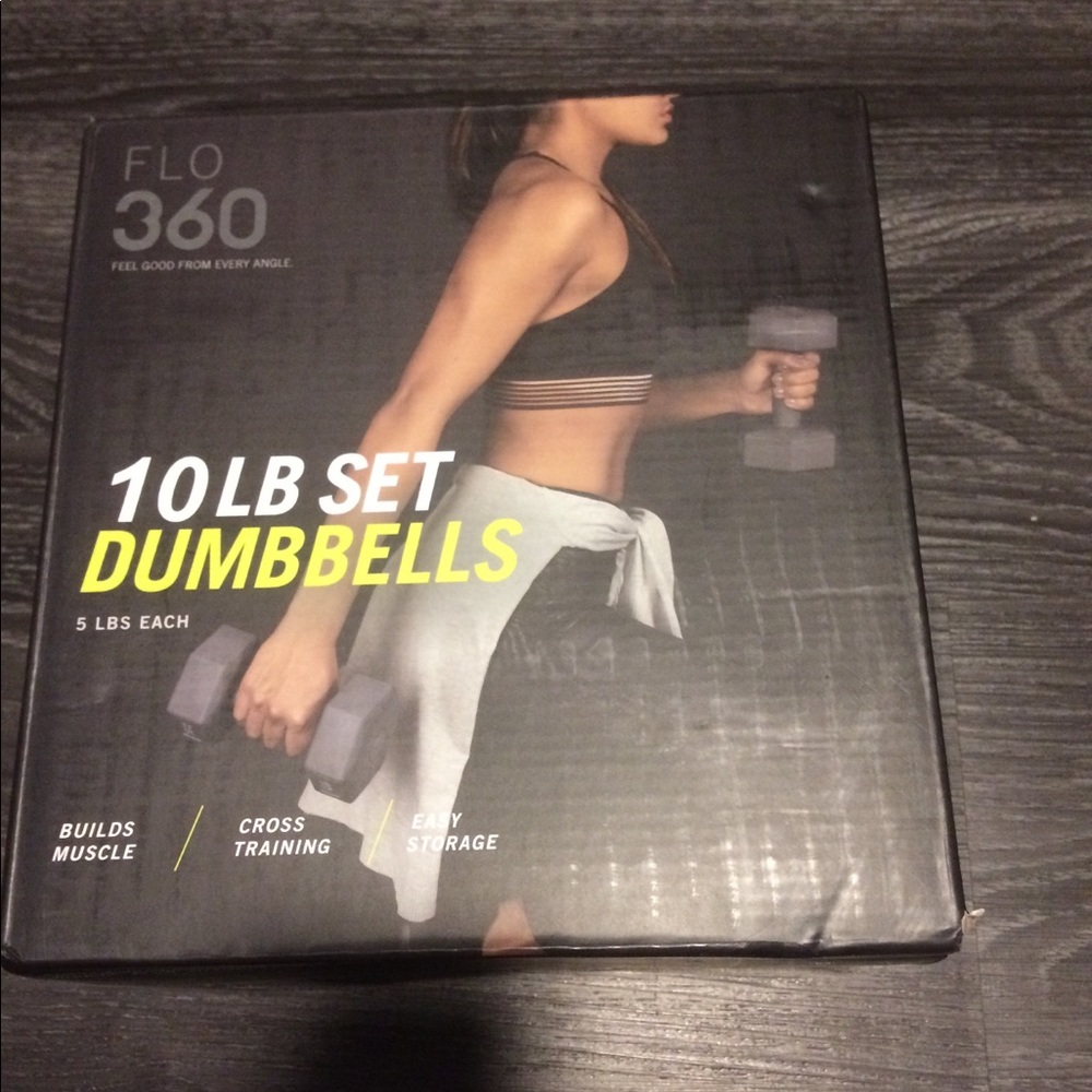NIB Dumbbells Flo 360 Total 10 lbs